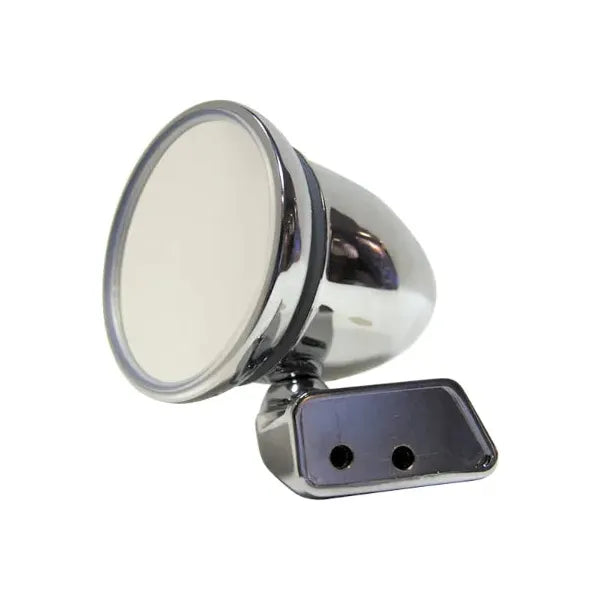 Mountney Classic Chrome Bullet Style Door Mirror With Mini Door Mounting - Left Hand Side Mountney Classic - Mountney Classic
