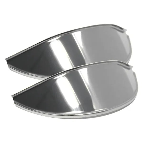 Mountney Classic Stainless Steel Headlamp Peaks - Pair Mountney Classic - Mountney Classic